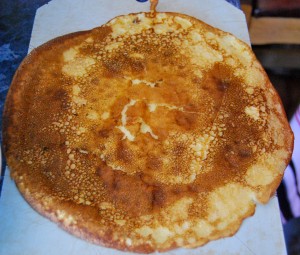 fried pancaked