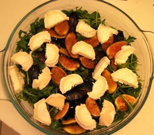 fig & goat cheese salad