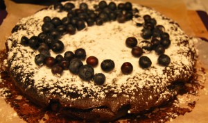 fudgy chocolate cake