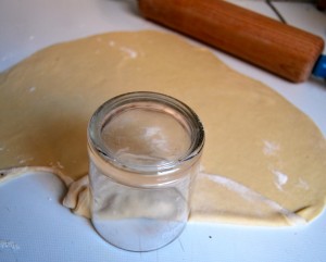 cut out the dough