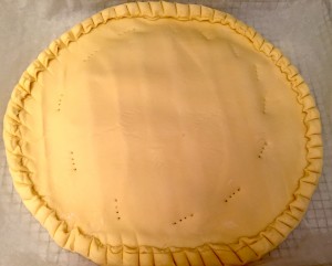 "seal" the galette