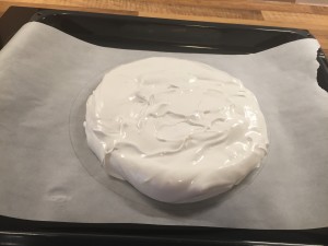 Smooth out meringue